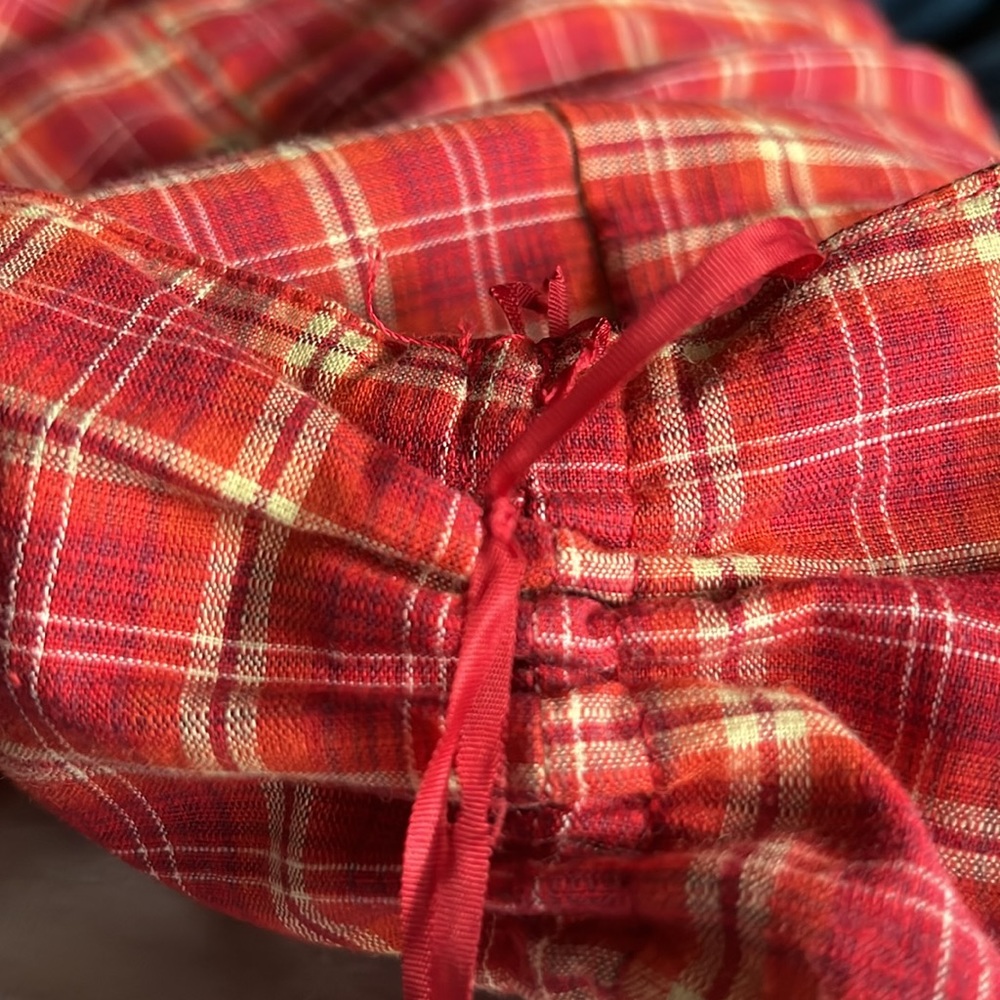 Vintage 80s/90s Esprit plaid mini dress size 5/6 - Picture 14 of 15